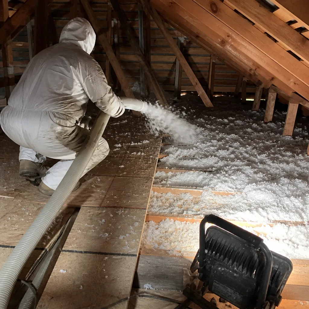 Attic Insulation in Hayward